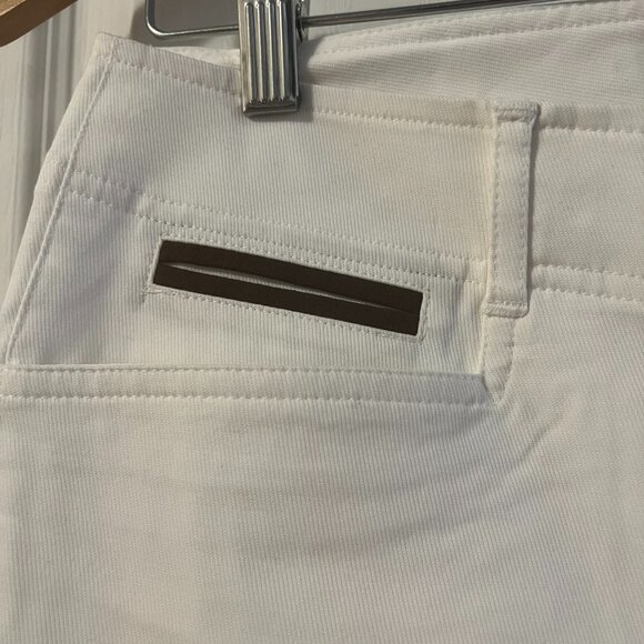Ralph Lauren Stretch Cotton-Blend Pants in White - Picture 10 of 10
